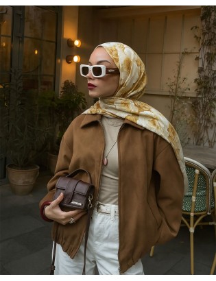 Desenay Nora Güneş Sarısı Şal