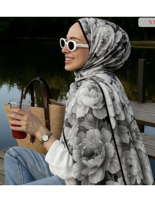 Desenay Nora Küllü Gri Şal