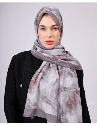 Desenay Çiçek Desenli Kraş Şal Kaymaz, Terletmeyen, Nefes Alan Hafif Şal 09