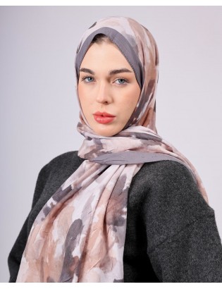 Desenay Çiçek Desenli Kraş Şal Kaymaz, Terletmeyen, Nefes Alan Hafif Şal 15