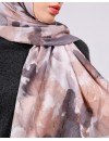 Desenay Çiçek Desenli Kraş Şal Kaymaz, Terletmeyen, Nefes Alan Hafif Şal 15