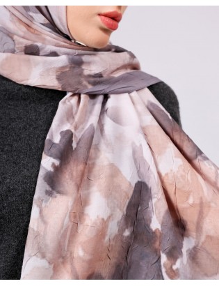 Desenay Çiçek Desenli Kraş Şal Kaymaz, Terletmeyen, Nefes Alan Hafif Şal 15