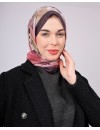 Desenay Çiçek Desenli Kraş Şal Kaymaz, Terletmeyen, Nefes Alan Hafif Şal 12