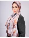 Desenay Çiçek Desenli Kraş Şal Kaymaz, Terletmeyen, Nefes Alan Hafif Şal 14