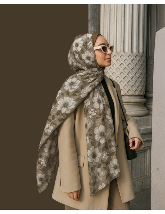 Desenay Nora Toprak Gülü Şal