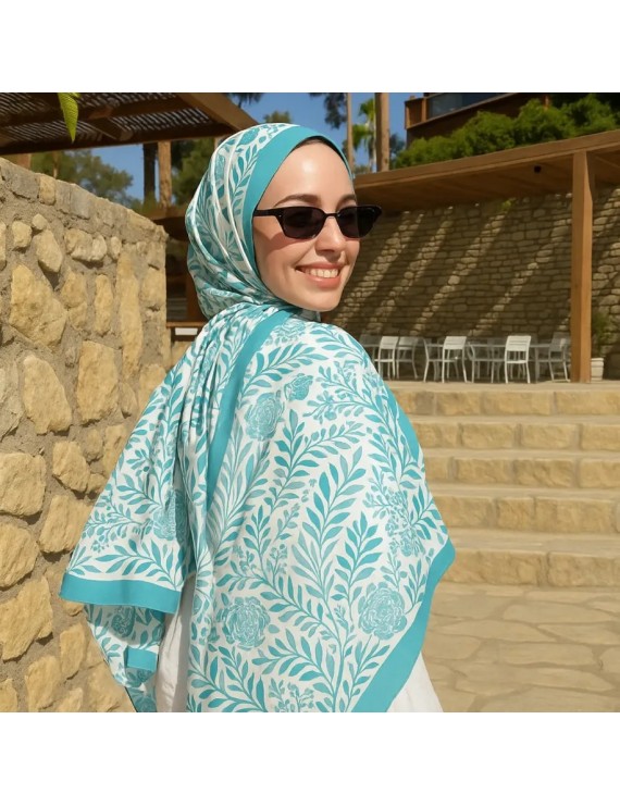 Desenay Nora Safir Mavisi Şal